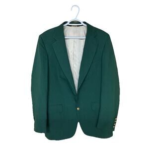 NORSTROM Men's Forest Green Wool Blazer *SEE MEASUREMENTS*